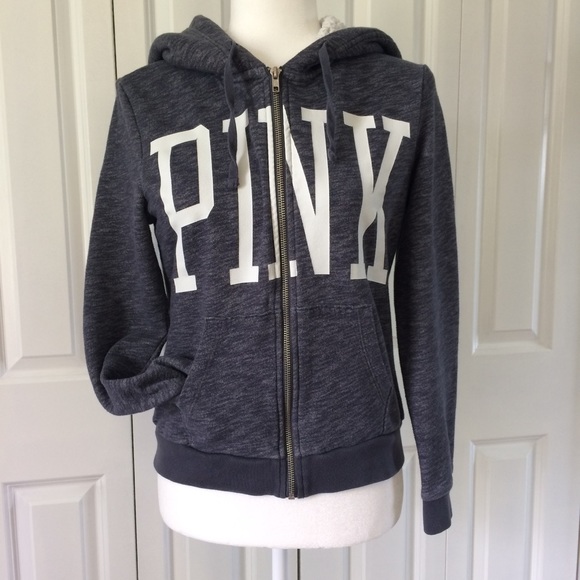 PINK Victoria's Secret Tops - VS PINK Zip Up Hoodie w 2 pockets